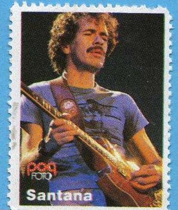 Popfoto zegel Santana - nr. 1