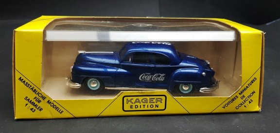 1:43 Kager edition 1946 Chrysler Windsor coupe Coca Cola - 0