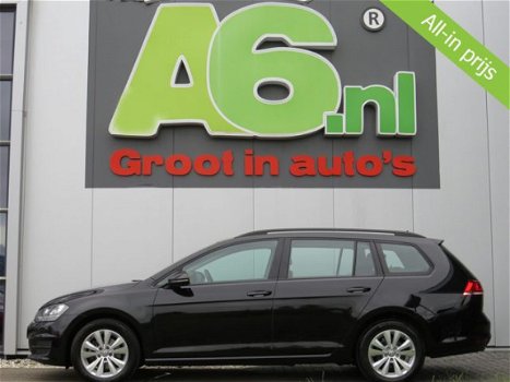 Volkswagen Golf Variant - 1.6 TDI Comfortline Trekhaak Xenon Stoelverw Navi Airco Bluetooth - 1