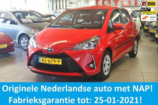 Toyota Yaris - 1.0 VVT-i Aspiration NAVI, ACHTERUITRIJCAMERA, AIRCO - 1