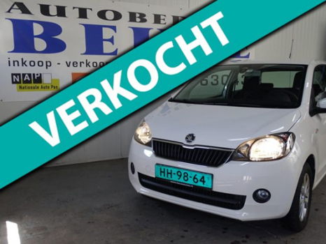 Skoda Citigo - 1.0 Greentech Elegance Nav/Stoelverwarming/Cruis, - 1