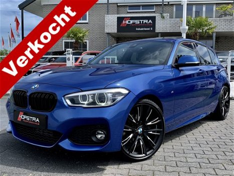 BMW 1-serie - 120d Edition M Sport Performance Glasdak Leder Full-Led Camera Stuurw-verw. 19inch Nav - 1