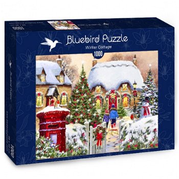 Bluebird Puzzle - Winter Cottage - 1000 Stukjes - 2