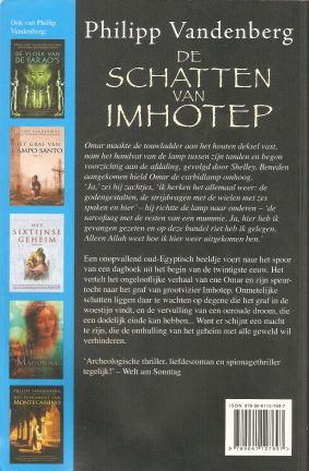 Philipp Vandenberg met De schatten van Imhotep - Afbeelding 2