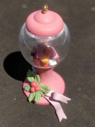 Vintage kauwgom machine kerst boom ornament uit 1992 - Afbeelding 4