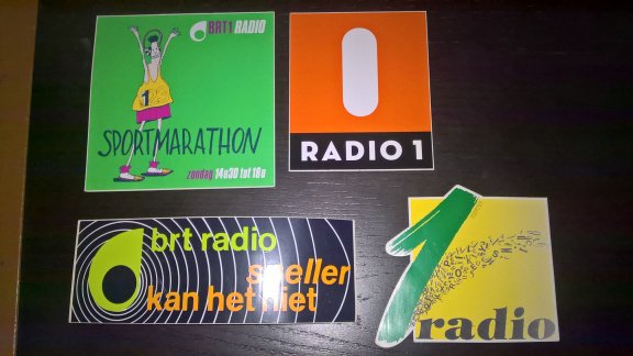 stickers BRT en Radio 1 - 1