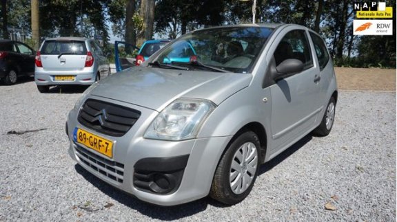 Citroën C2 - 1.1i Furio zeer nette en zuinige auto 138dkm stuurbk airco dist-riem verv 114dkm - 1