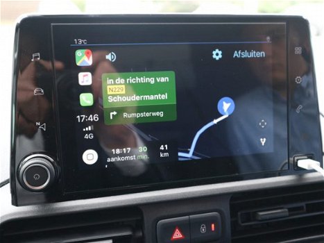 Peugeot Partner - 1.6 BlueHDI 100 pk Grip 1000 kg Airco | Apple carplay / Android auto - 1