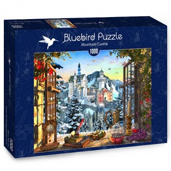 Bluebird Puzzle - Mountain Castle - 1000 Stukjes - 2