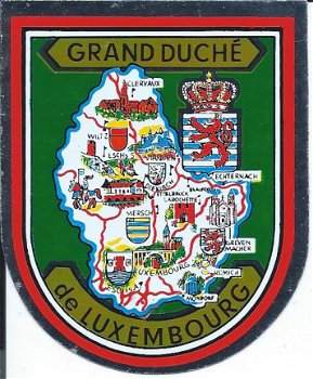 sticker Grand Duche de Luxembourg - 1