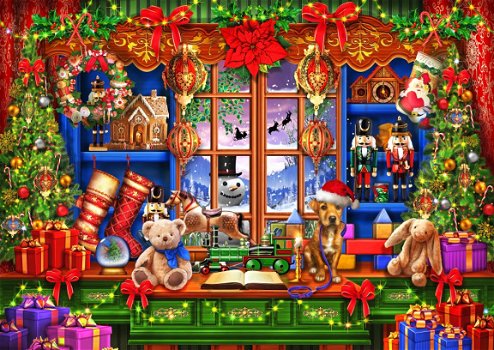 Bluebird Puzzle - Ye Old Christmas Shoppe - 2000 Stukjes - 1