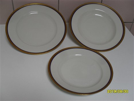 antieke porceleinen borden - 1