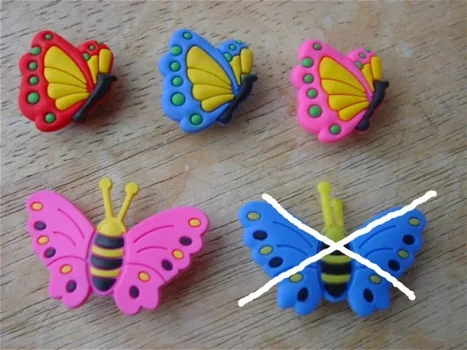 crocs pins jibbitz vlinders - 2