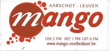 sticker Radio Mango