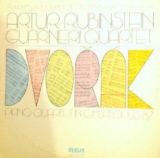 Arthur Rubinstein, Guarneri Quartet - Dvořák* ‎– Piano Quartet In E-Flat, Opus 87  (CD)  Nieuw Digip
