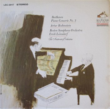 Arthur Rubinstein - Erich Leinsdorf ‎– Beethoven Piano Concerto No. 3 (CD) Nieuw Digipack - 1