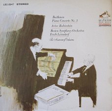 Arthur Rubinstein -  Erich Leinsdorf ‎– Beethoven Piano Concerto No. 3  (CD)  Nieuw Digipack