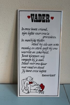 Tegel Vader - nr. 1