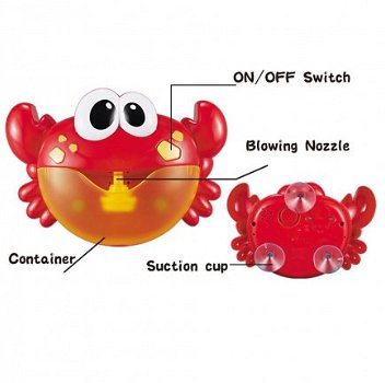 Bubble Crab bubbelmachine - Badspeelgoed voor kinderen - 3