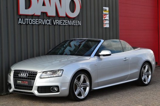 Audi A5 Cabriolet - 2.0 TFSI Pro S-line + 2009 Grijs Xenon/Navi/Leer/LED - 1