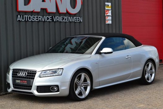 Audi A5 Cabriolet - 2.0 TFSI Pro S-line + 2009 Grijs Xenon/Navi/Leer/LED - 1