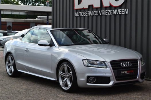 Audi A5 Cabriolet - 2.0 TFSI Pro S-line + 2009 Grijs Xenon/Navi/Leer/LED - 1