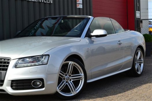 Audi A5 Cabriolet - 2.0 TFSI Pro S-line + 2009 Grijs Xenon/Navi/Leer/LED - 1