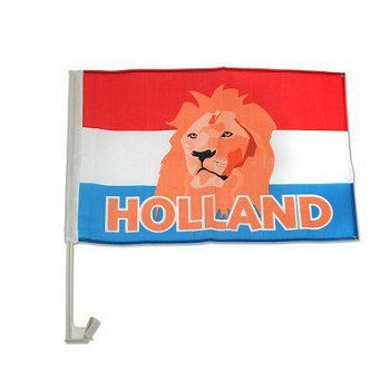 Autoraam Vlag 30 x 40 leeuw - 1