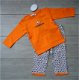 Feetje Oranje Tricot Pyjama maat 98 of 104 - 5 - Thumbnail