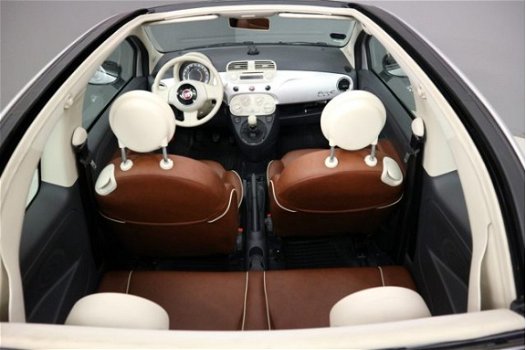 Fiat 500 C - 1.4 100pk Lounge Cabriolet Leder Interscope HiFi - 1