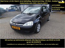 Opel Corsa - 1.4-16V Sport , Corsa 1.4-16.V Sport, leer / stoelverwarming, enz, Diverse Corsas