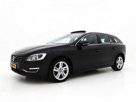 Volvo V60 - 2.4 D6 AWD Plug-In Hybrid Summum (EX-BTW) *LEDER+NAVI+XENON+PANO+CRUISE+PDC - 1