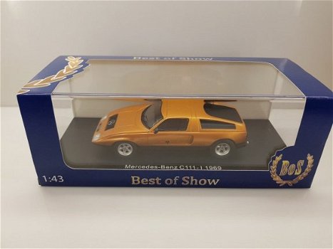 1:43 BoS-Models 43195 Mercedes C111-I concept 1969 orange - 4