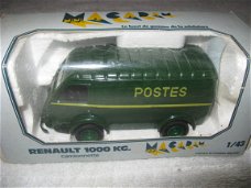 1:43 Macadam Renault 1000 KG PTT France Postes Post