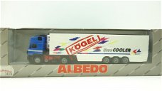 1:87 Albedo MAN truck & trailer Kögel Eurocooler