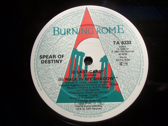 SPEAR OF DESTINY ALL MY LOVE - Afbeelding 3