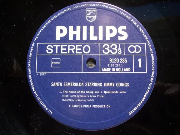 SANTA ESMERALDA STARRING JIMMY GOINGS THE HOUSE OF THE RISING SUN - Afbeelding 2