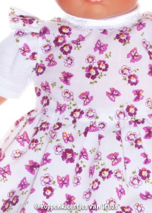 Annabel 36 cm 2 dlg. Bloem/vlindersetje lila/wit - Afbeelding 2