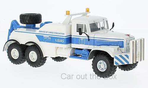 KrAZ-255B BRO 200 Takelwagen wit/blauw 1:43 SpecialC - 1