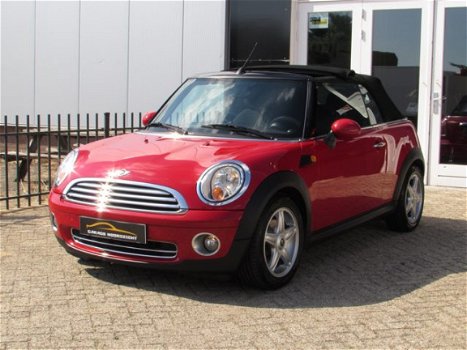 Mini Mini Cabrio - 1.6 Cooper Pepper CRUISE CONTROL|HALF LEDER|STOELVERWARMING|PDC|AIRCO|ELEKTRISCHE - 1