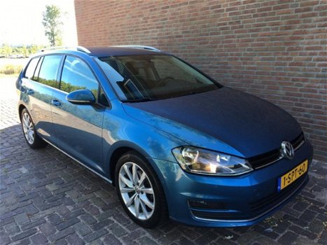 Volkswagen Golf Variant - 7 1.4 TSI HIGHLINE AUTOMAAT/NAVI/TREKHAAK/HALF-LEDER/NAP - 1