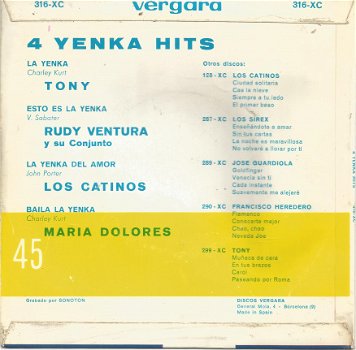 4 Yenka Hits (EP) - 2