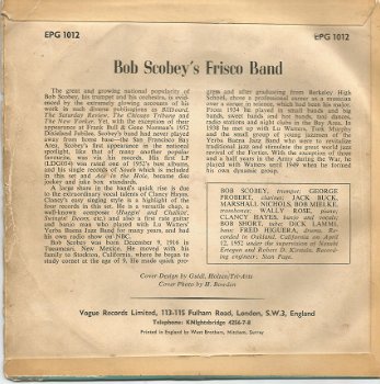 Bob Scobey's Frisco Band (1953) - 2