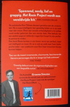 Het Rosie project - Graeme Simsion - 2