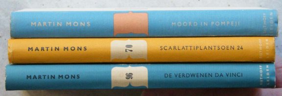 3 Boeken Martin Mons Accoladereeks - 1