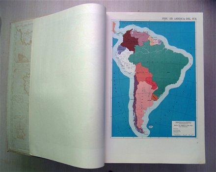 Zeldzame, grote atlas van Peru - 1