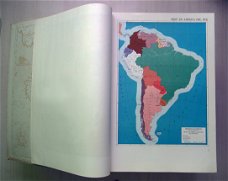 Zeldzame, grote atlas van Peru
