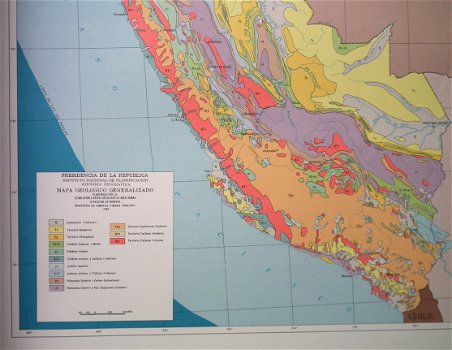 Zeldzame, grote atlas van Peru - 5