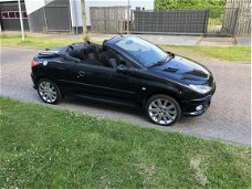 Peugeot 206 CC - 1.6-16V zwart 2004