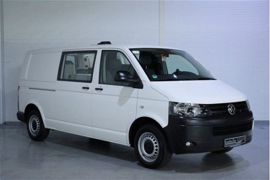 Volkswagen Transporter - 2.0 TDI 140pk L2H1 Navi, Airco, Bijrijdersstoel, PDC, Sortimo Laadruimte St - 1